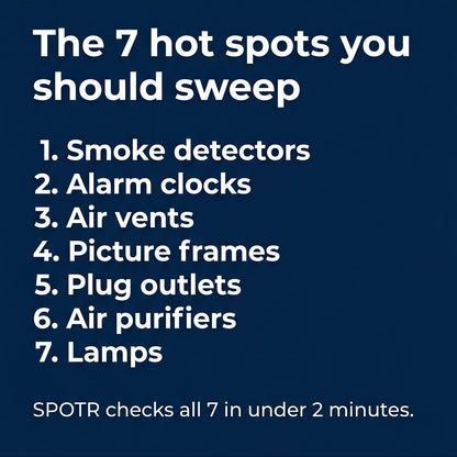 The 7 hot spots to sweep